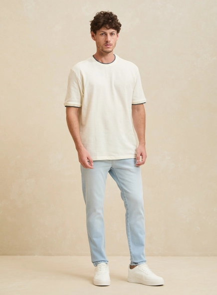 Camiseta Masculina Malha Jacquard New Box