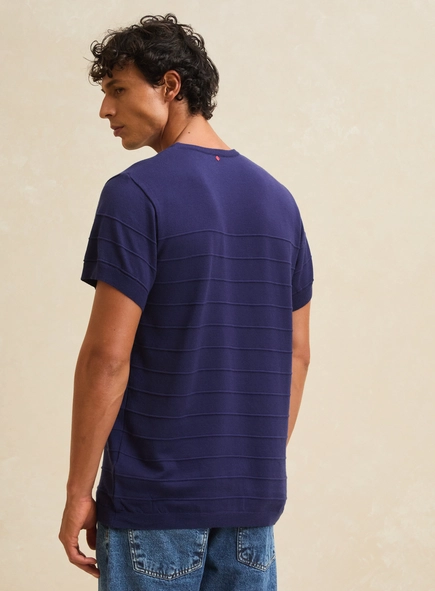 Camiseta Masculina New Slim Tricô