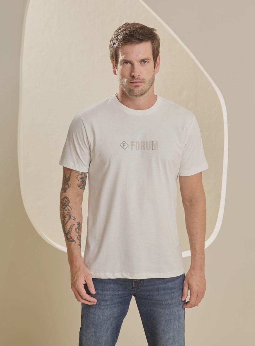 Camiseta Masculina New Slim Jeanswear Off Shell 3