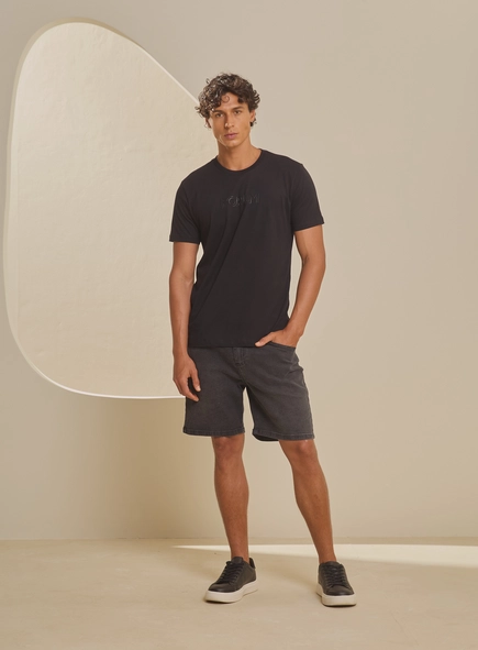 Camiseta Masculina New Slim Com Silk 3d
