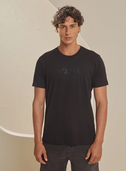 Camiseta Masculina New Slim Com Silk 3d