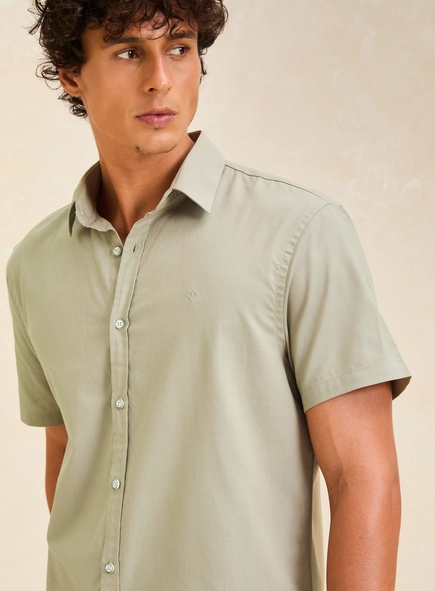 Camisa Masculina Relax Manga Curta