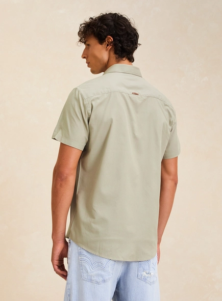 Camisa Masculina Relax Manga Curta