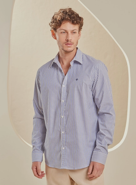 Camisa Masculina Relax Listrada