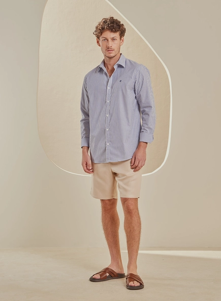 Camisa Masculina Relax Listrada