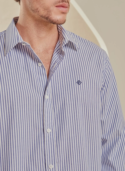 Camisa Masculina Relax Listrada