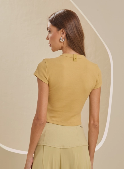 Camiseta Feminina Justa Canelada