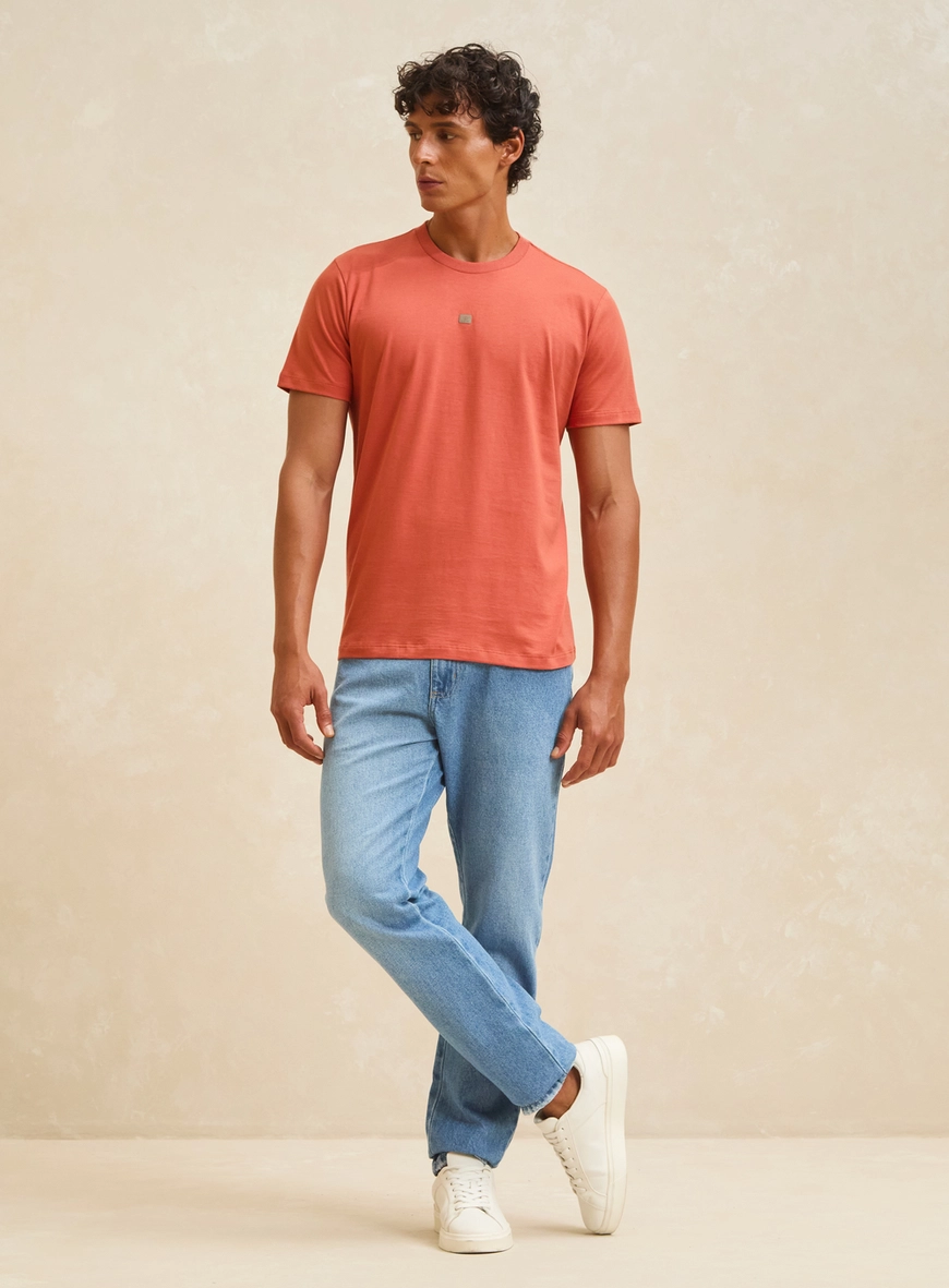Camiseta Masculina New Box Laranja