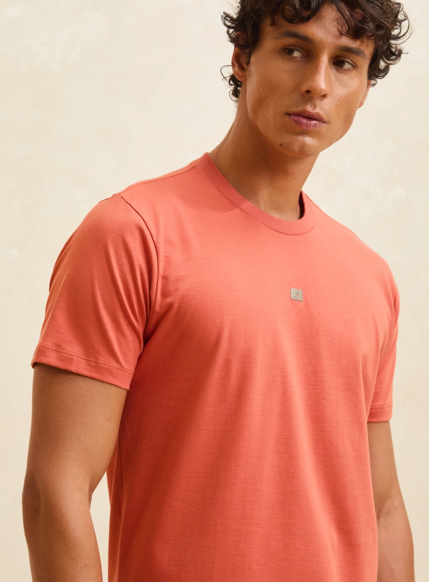 Camiseta Masculina New Box Laranja