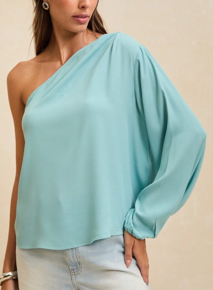 Blusa Ampla Ombro Único