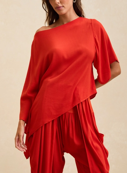 Blusa Assimétrica One Shoulder Drop