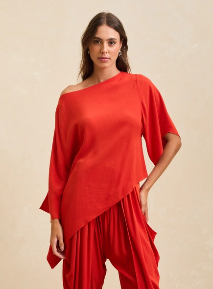 Blusa Assimétrica One Shoulder Drop