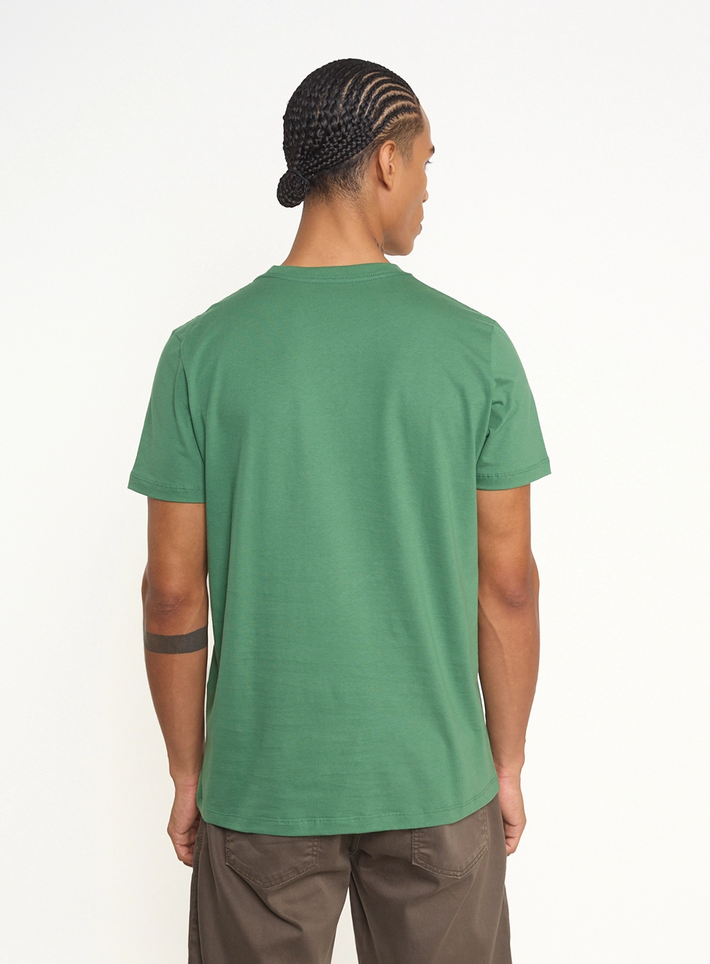 Camiseta Com Logo Em Relevo Verde