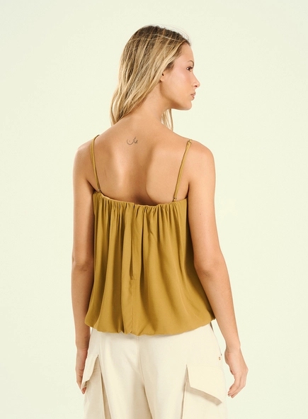 Blusa Feminina De Alças Com Decote