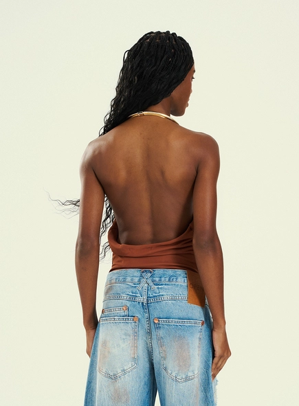 Body Feminino Frente Sinuosa Com Metal