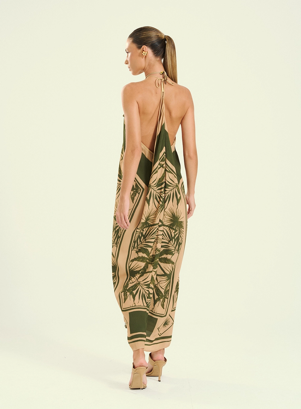 Vestido Feminino Estampado Com Amarração Estampados 3