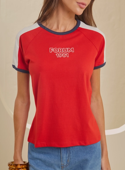 Camiseta Feminina 80s Raglan - Fran