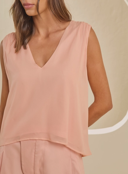 Blusa Mullet Decote V