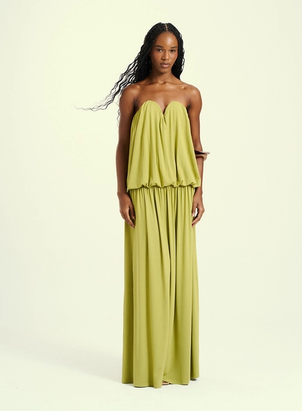 Vestido Feminino Longo Tomara Que Caia