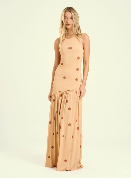 Vestido Feminino Longo De Poá