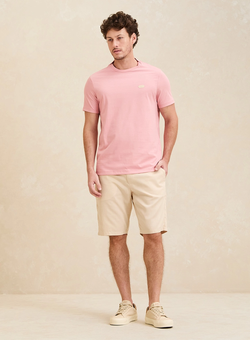 Bermuda Alfaiataria Masculina Sand - Benjamin Marrom