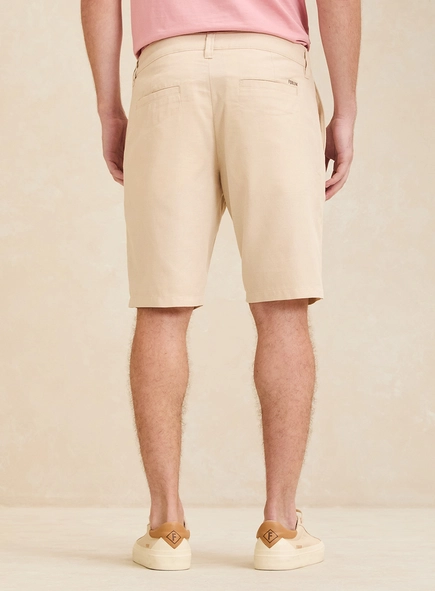 Bermuda Alfaiataria Masculina Sand - Benjamin
