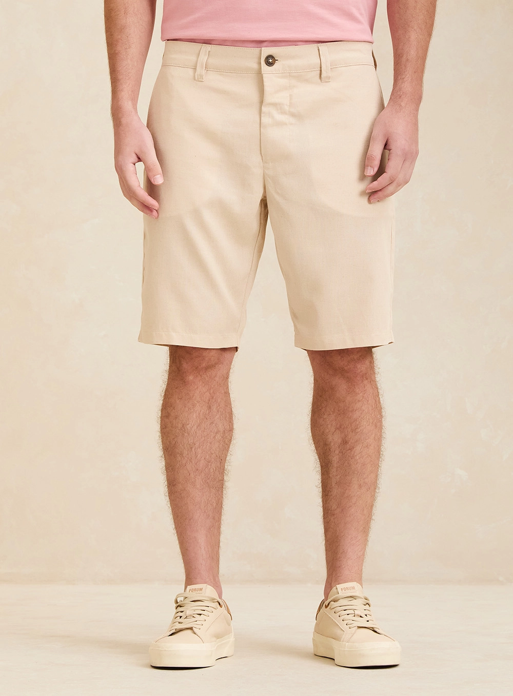 Bermuda Alfaiataria Masculina Sand - Benjamin Marrom 3
