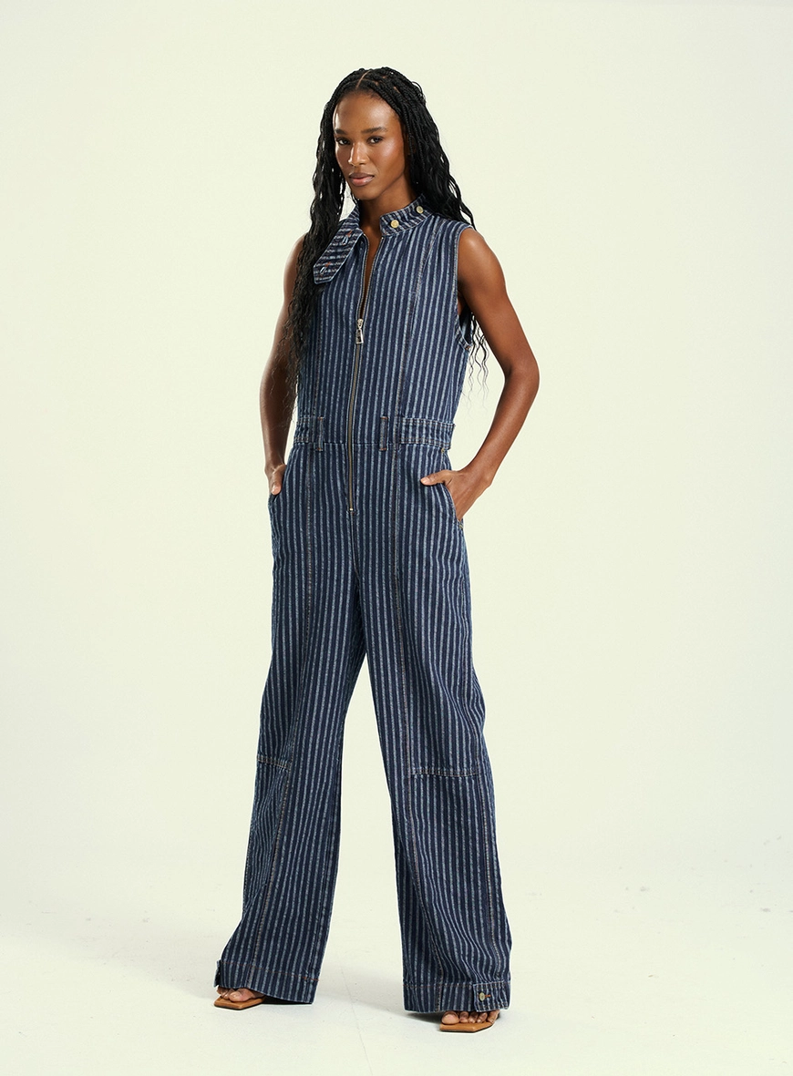 Macacão Feminino Com Gola Estampados 1