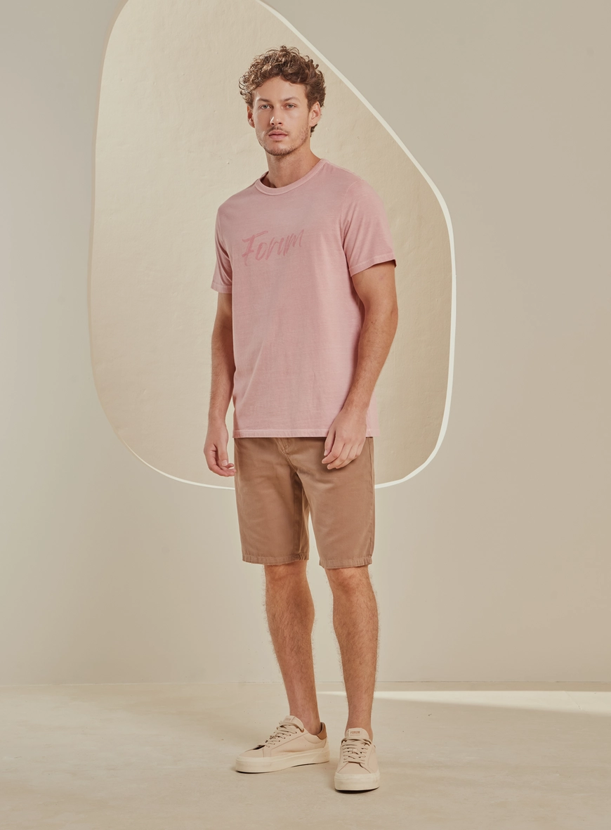 Bermuda Sarja Masculina - Benjamin Marrom 1