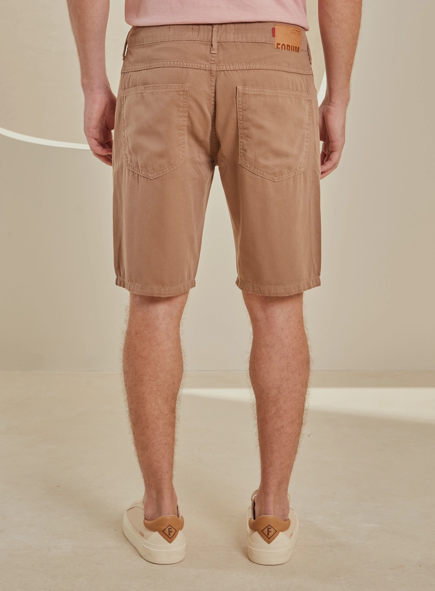 Bermuda Sarja Masculina - Benjamin Marrom 2