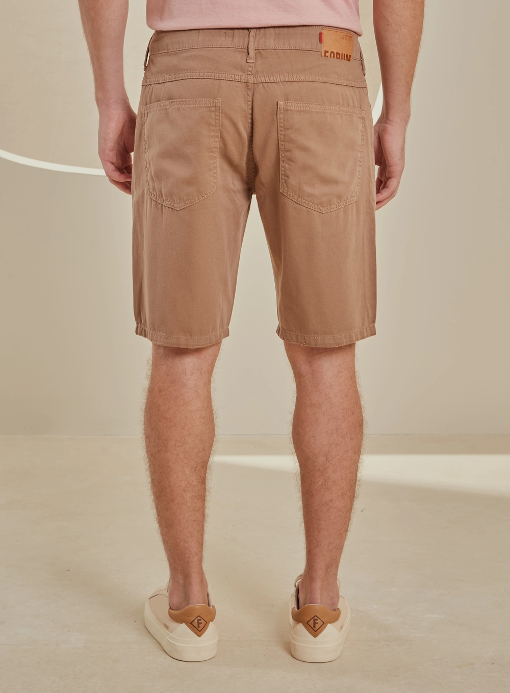 Bermuda Sarja Masculina - Benjamin Marrom 2