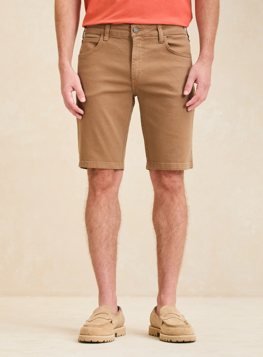 Bermuda Sarja Masculina - Paul Slim Marrom