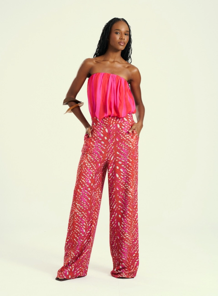 Calça Feminina Jeans Estampada Estampados 1