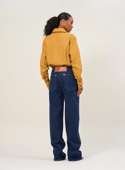 Calça Feminina Jeans Wide Leg - Lilian