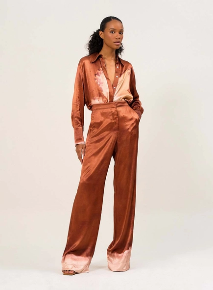 Calça Feminina Wide Leg Estonada