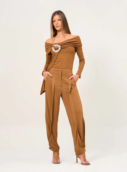 Calça Feminina Cintura Alta Clochard