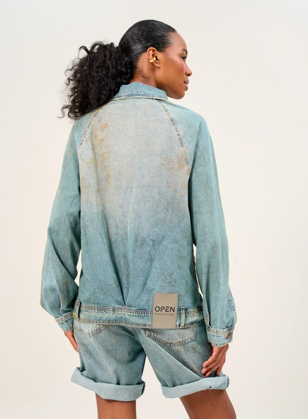 Jaqueta Feminina Oversized Jeans