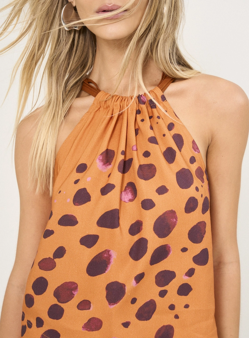 Blusa Estampada Com Amarração Estampados 3