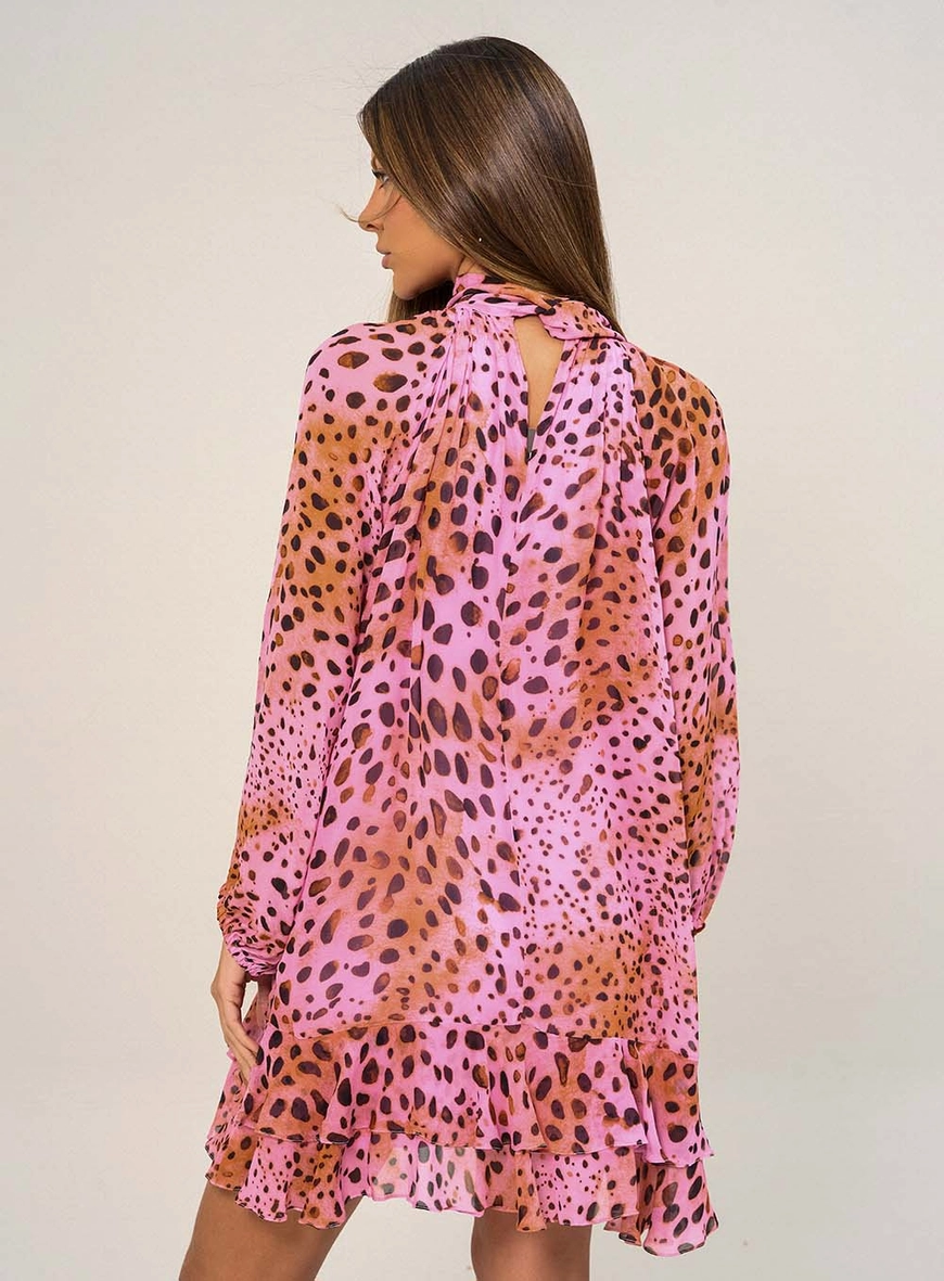 Vestido Curto Com Estampa Jaguar Estampados 2