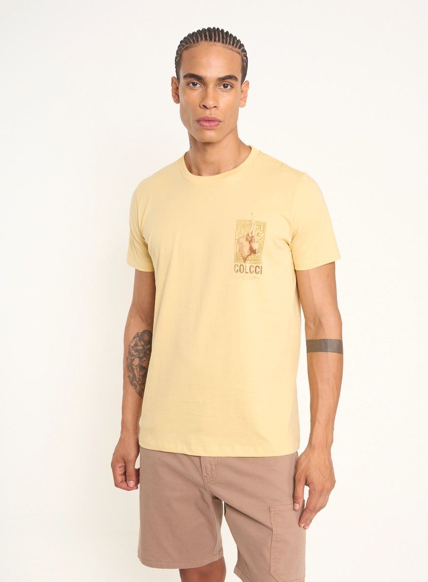 Camiseta Com Estampa Localizada