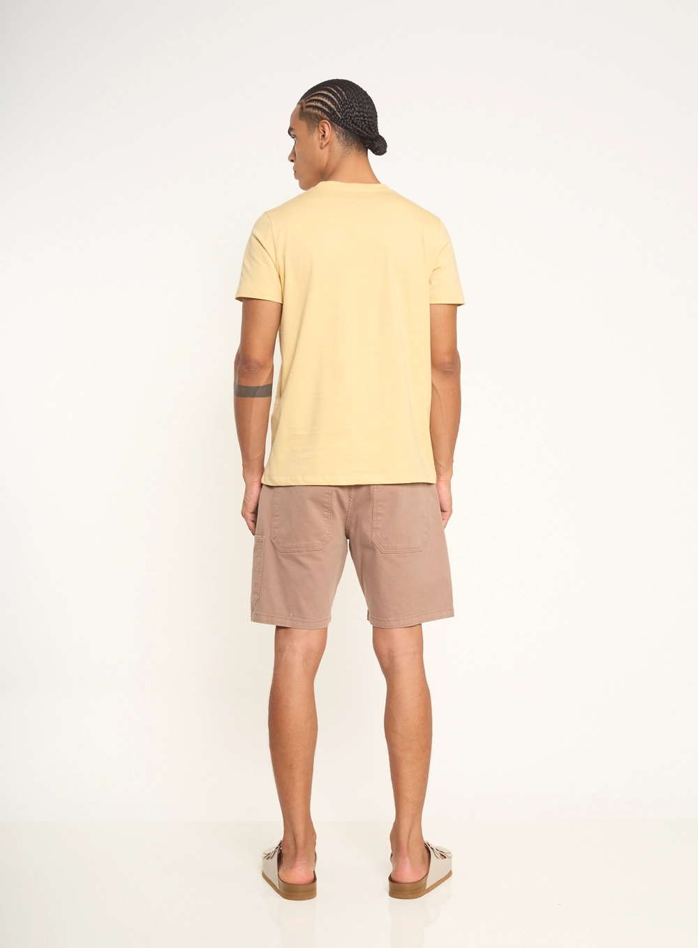 Camiseta Com Estampa Localizada Amarelo