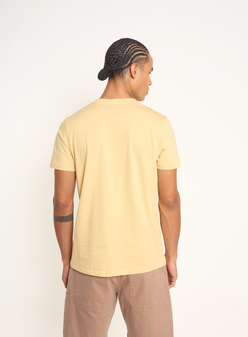 Camiseta Com Estampa Localizada Amarelo