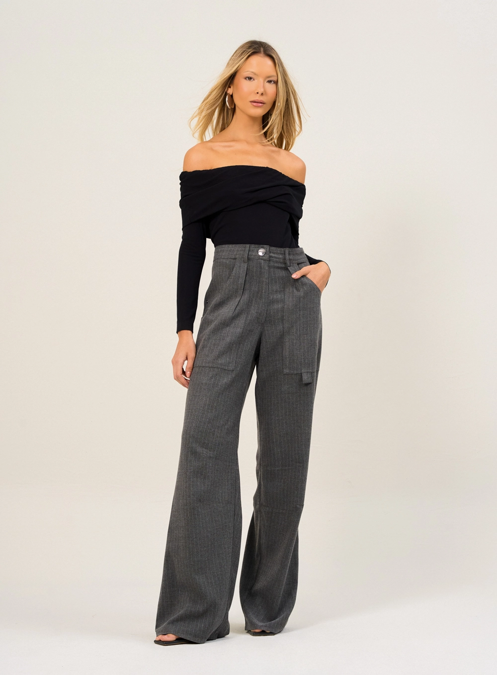 Calça Feminina Estampada Cintura Média Estampados 1