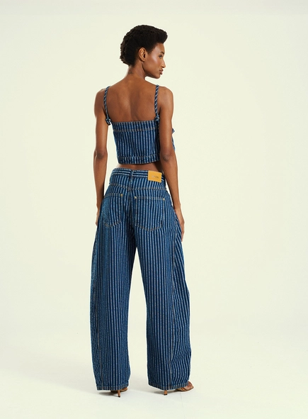 Calca Jeans Feminina Listrada