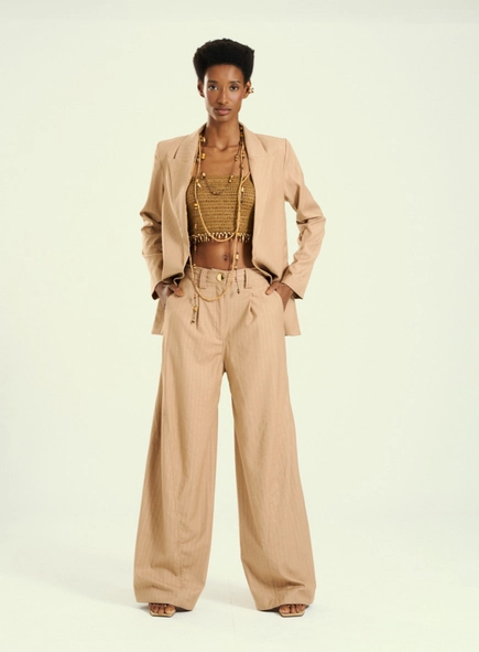 Calça Feminina Alfaiataria Wide Leg