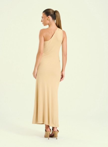 Vestido Feminino Longo Um Ombro Só