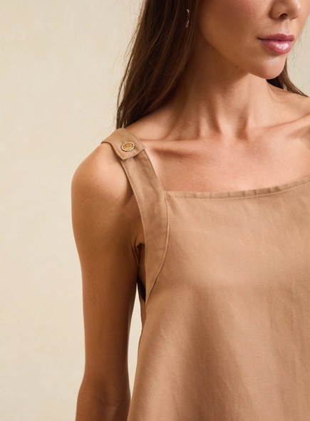 Blusa Ampla Decote Quadrado
