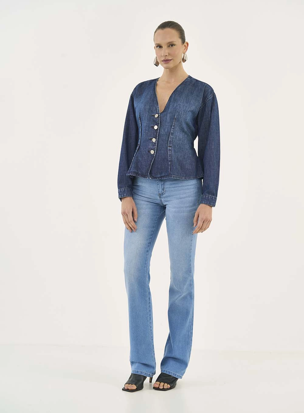 Calça Jeans Nova York Reta Índigo