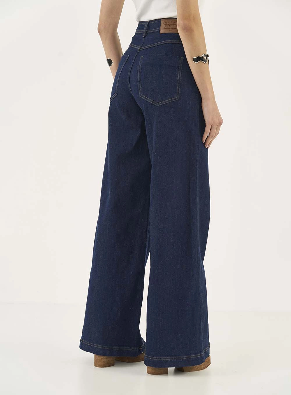 Calça Jeans Pantalona Lisboa Índigo