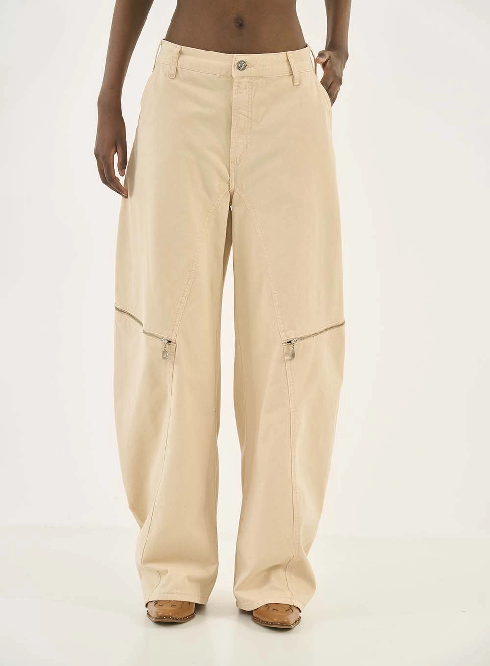 Calca Sarja  Feminino Colcci Jeans Bege